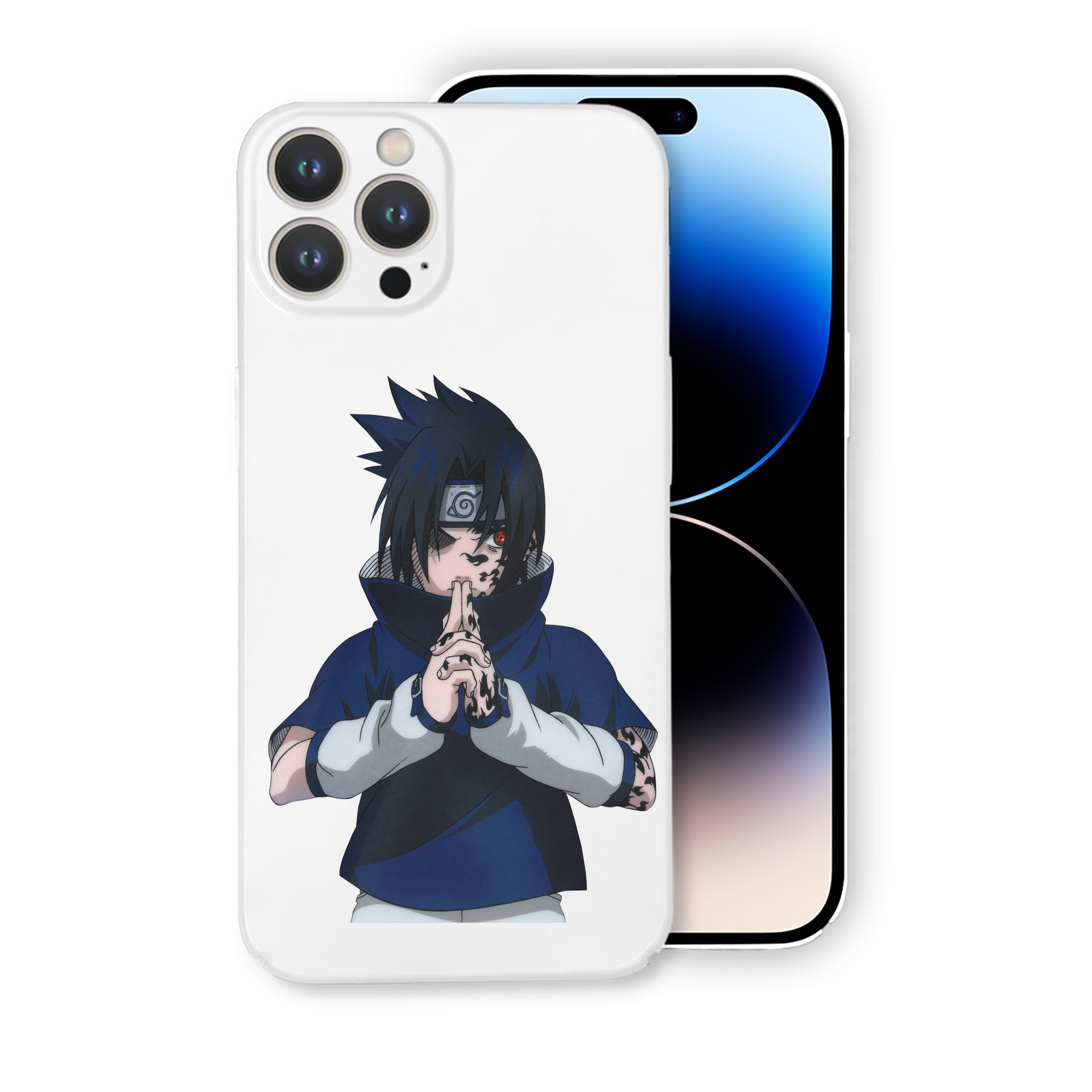 （画像用） NARUTO -ナルト- うちは サスケ Uchiha Sasuke 【iPhone 14シリーズ対応】ハードケース